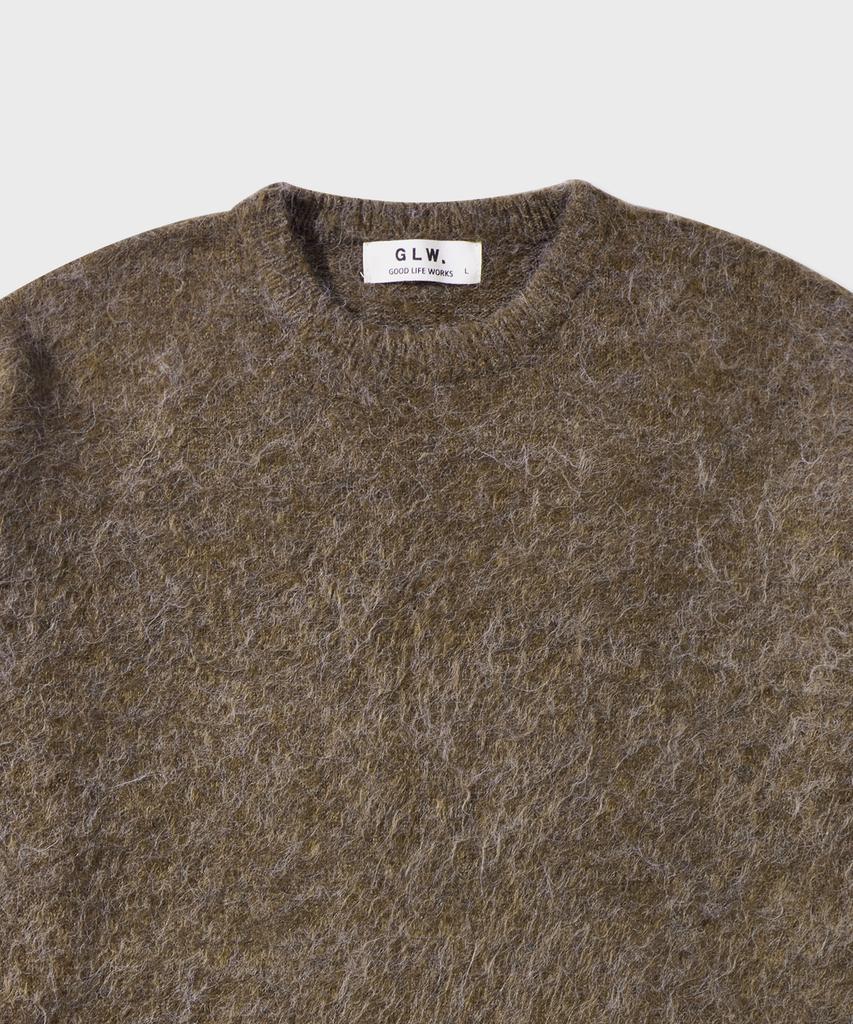 GLW Oversized Brushed Knit Brown