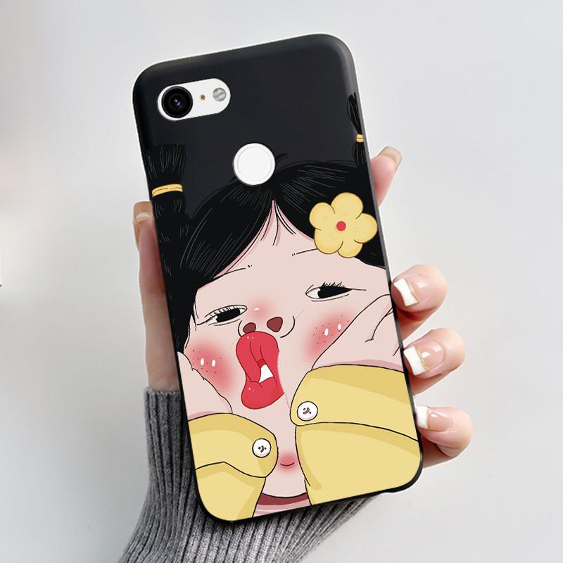 Husă Drăguță Pentru Google Pixel 3/Pixel 3XL Carcasă Imprimată Funda Pentru Google Pixel 3A XL Coque Husă Protectoare Carcasă Moale din Silicon