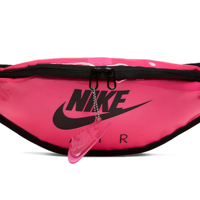 Nike Heritage Rubber Plastic Material Crossbody Bags Fanny Pack Regular Women's Explosion Pink Casual CW9259-607