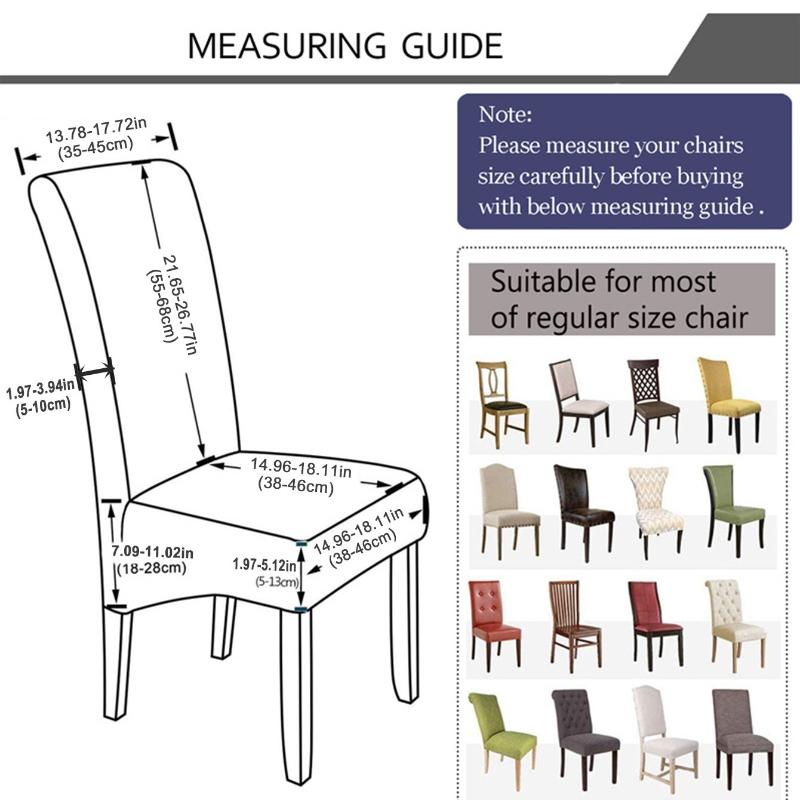 1/2 Stück Jacquard Stuhlbezüge Elastische Lange Rückenlehne Esszimmerstuhlbezug Hochzeitssitzbezug Möbel Staubschutz für Zuhause Bankett