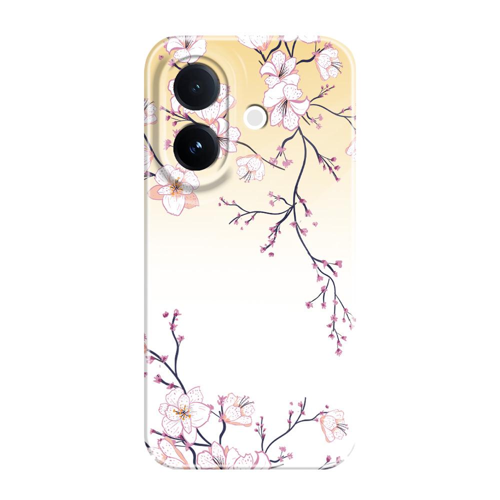 

Pretty Wintersweet Phone Case For VIVO V60 V50 V40 Lite V27 V25 V23 V23E V20 Pro 4G 5G Film Hard Cover V23 5G