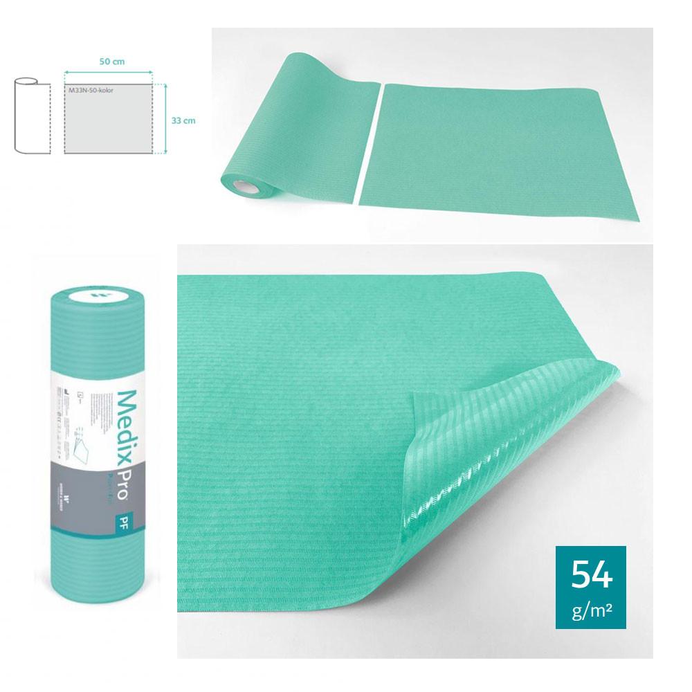 Hygienic Pad On A Roll 33cm x 50cm Green Foiled 54g Medixpro 50 pcs