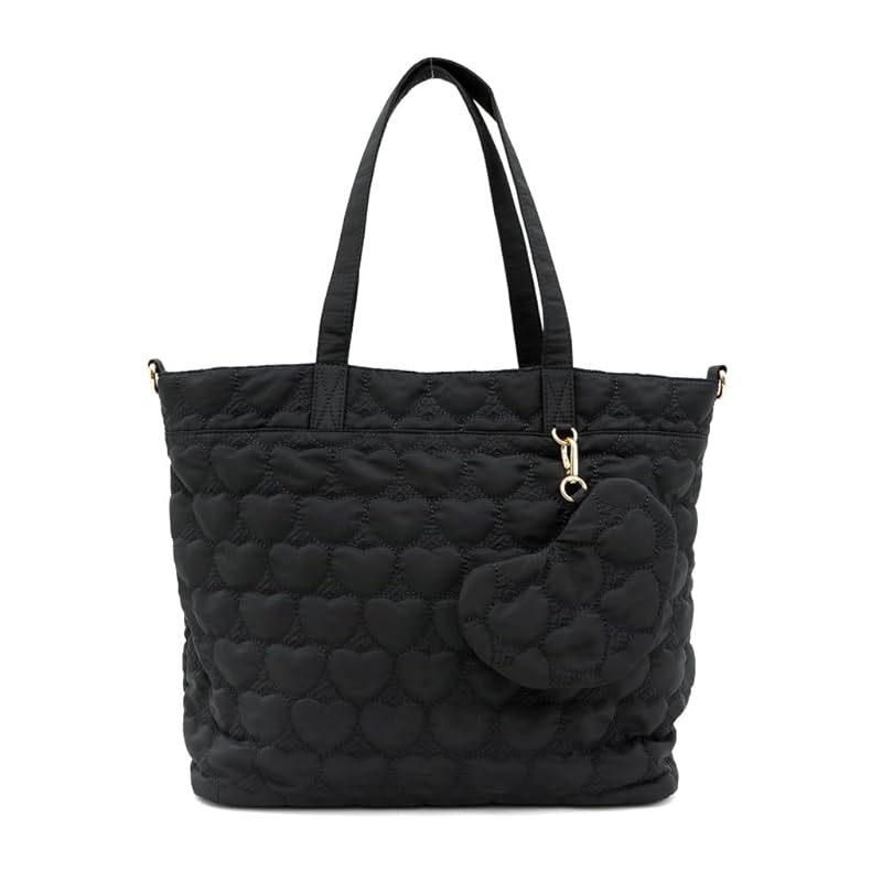 

[VITAFELICE] Vita Felice 2way heart shaped quilted bag ladies nsb-30221z (black)