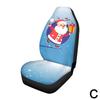 Cartoon Santa Claus Christmas Car Seat Covers Universal Cars Trucks Fit Decor Sedan SUV Holiday 2 Auto Most Cover Front Pcs U8Z0