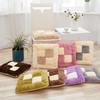 Thickened Seat Cushion Winter Plush Plaid Office Chair Cushion Thick Soft Floor Cushions Anti Slip Car Seat Mat Home Decor