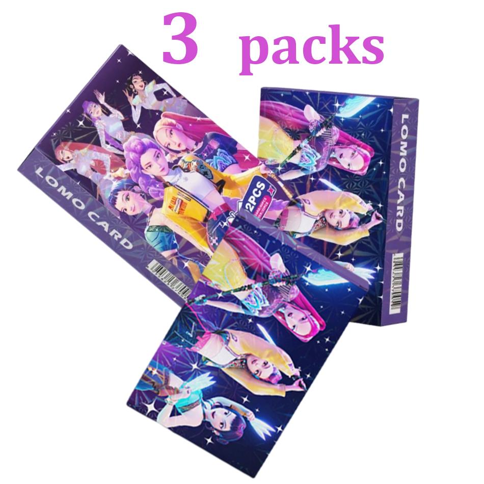 Film Dämonenjäger Gruppe Charaktere Laser Karte Dämonenjäger Flash Karte Anime Zweiseitige LOMO Karte Film Merchandise Karte