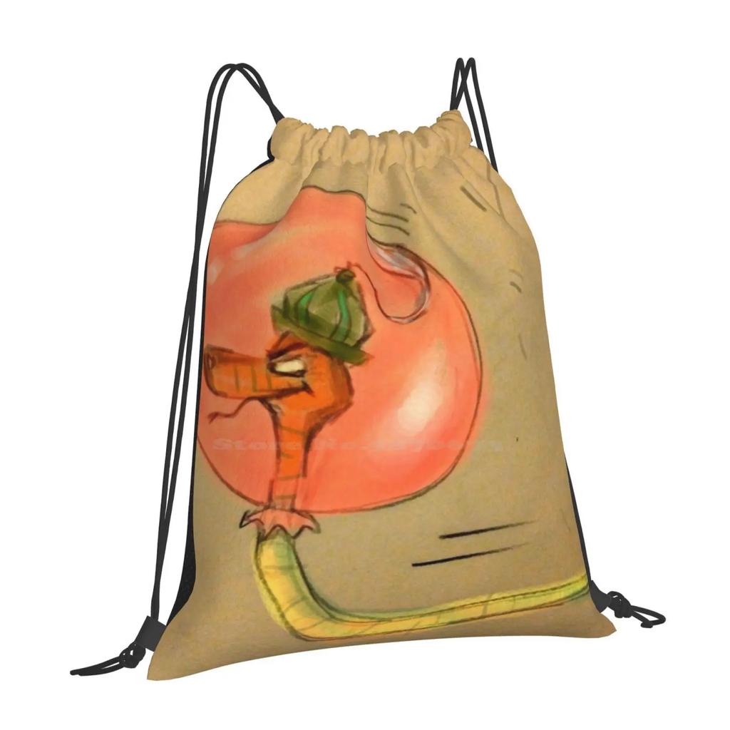 Sir Hiss Hot Sale Backpack Fashion Bags Sweet Cute Snake Childhood Nostalgia Fly Balloon Give To The Poor Little John