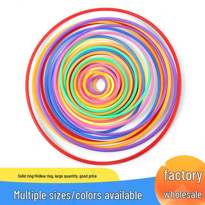 Small and Large Fixed Plastic Ring Toss Set