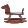 1:12 Scale Doll House Rocking Horse Doll House Wooden Rocking Horse Simulation Cockhorse for Doll House Accessory