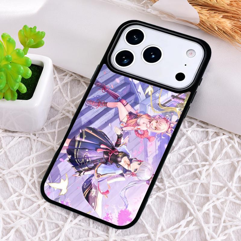 Genshin Impact soft Phone Case for iPhone 17 Air 16 15 11 12 14 13 Pro Max Shockproof Cover