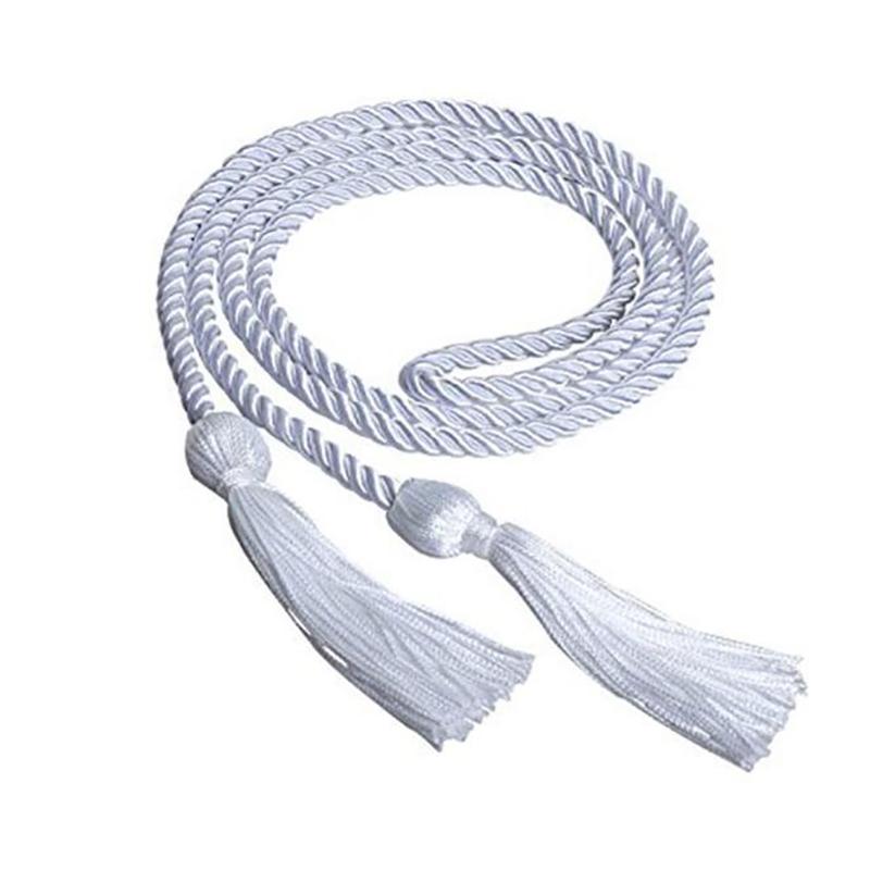 1pc Graduation Honor Cords Craft Braided Tassels Drawstring Rope Polyester Yarn Honor Cord for Graduation Students Bachelor Gown