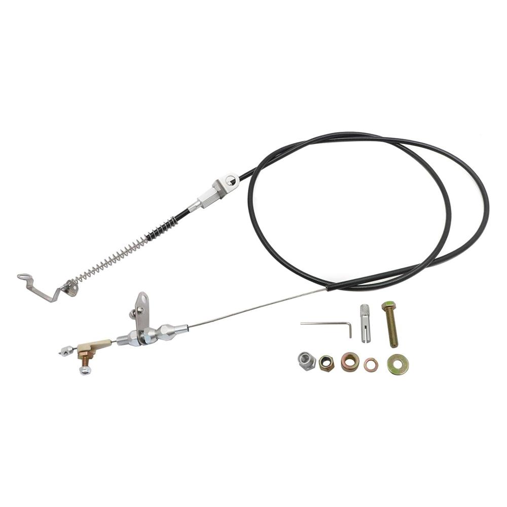 New Black Kickdown Cable Kit KD-2AODU For Ford/AOD Lokar E-150 F-150