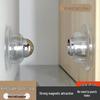 Magnetic Silicone Door Stopper: Punch-Free, Stainless Steel Wall-Mounted Door Holder