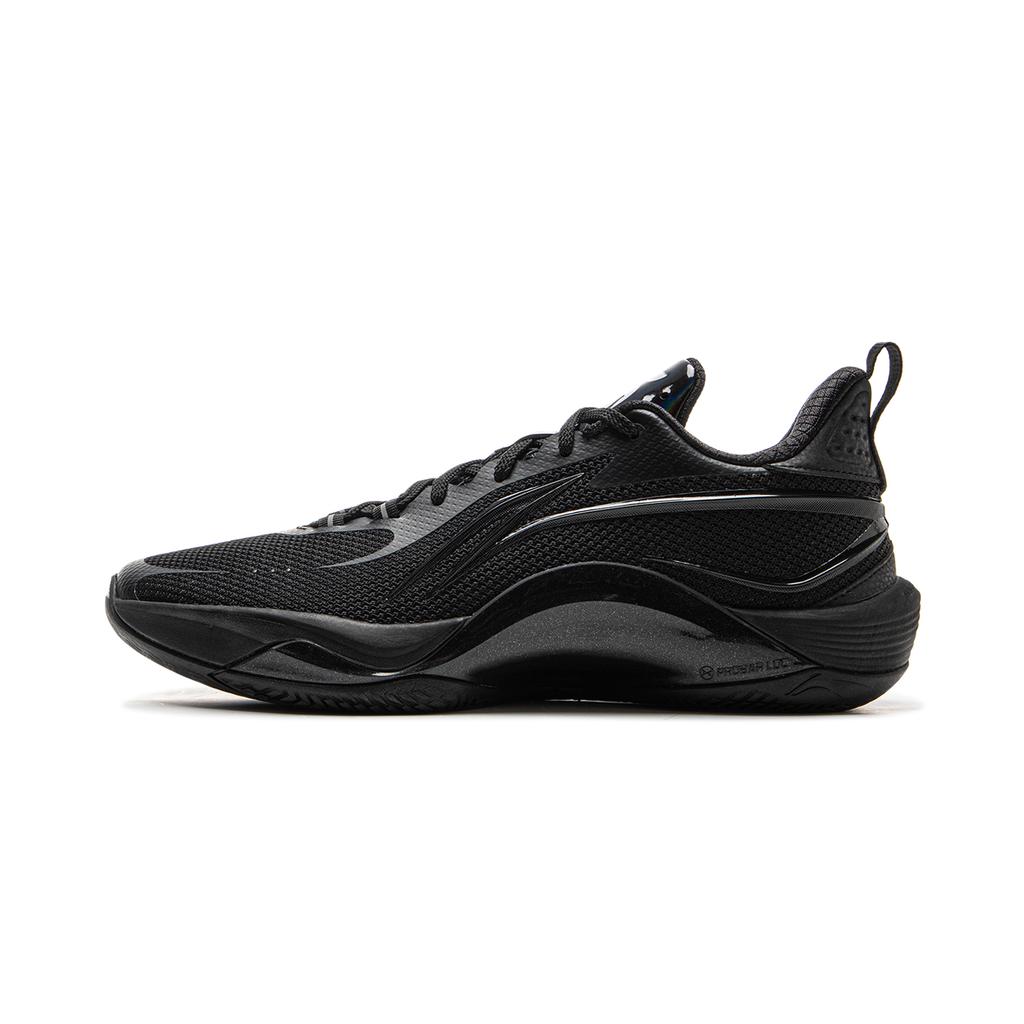Li Ning Flashing New Basketball Sports Shoes Low Top Non-Slip Wear-Resistant Professional Referee Shoes Men Sneakers Black ABPU001-15