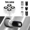 Car Tire Valve Stem Caps Car Wheel Tyre Air Valve Emblem Covers for PEUGEOT 2009 5008 301 308 406 407 408 508 108 2008 3008 107