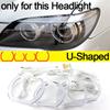RGB Multicolor DTM style Crystal LED Angel Eyes Bulb Ring Lamp for BMW 7 series E65 E66 facelift 745i 745Li 760Li 760i 2006-2008