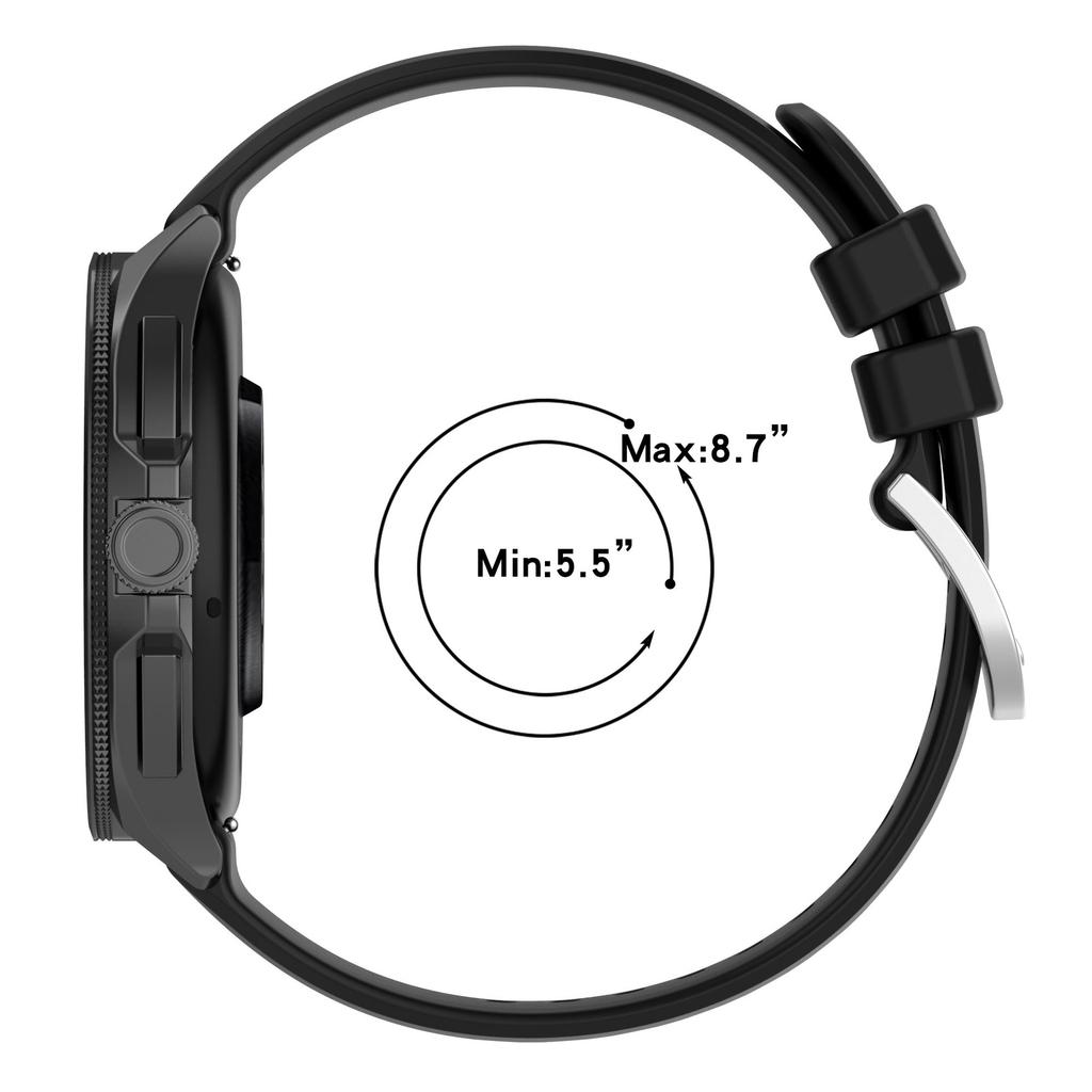 22mm silikonový pásek na hodinky pro Xiaomi Mi Watch Color 2 náhradní náramek pro pásek Mi watch2 pro