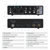 Professional Recording Microphone   Interface   5V Type-C USB and Data   USB 2.0 Mixing Console Microphone Sound Card