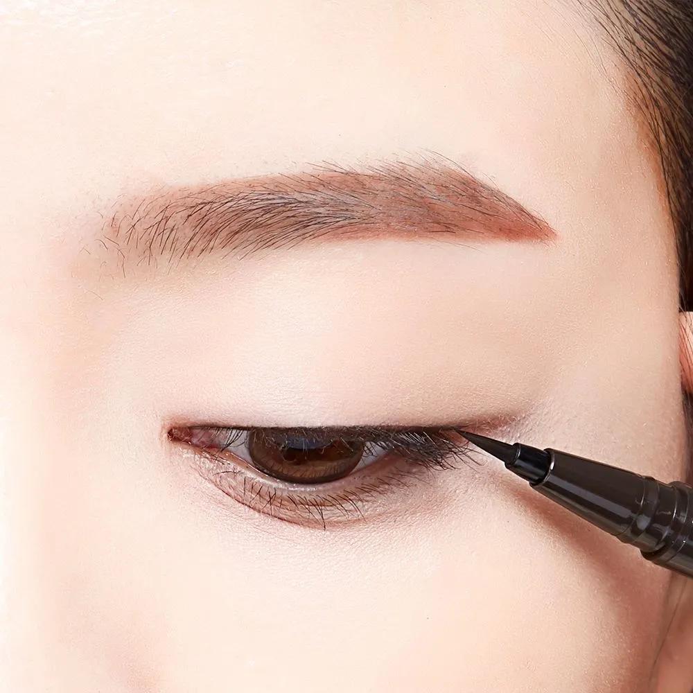 [1+1+1] Wasserdichter Pinselstift Eyeliner / Schlank Scharf Tattoo 3 Farben 0,6 g