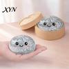 Stress Relief Toy Steamed Bun Squeeze Toy, Cute Dumpling Ball, Calming Fidget Slow Rising Decompression for Desk, Kawaii Gift Glitter