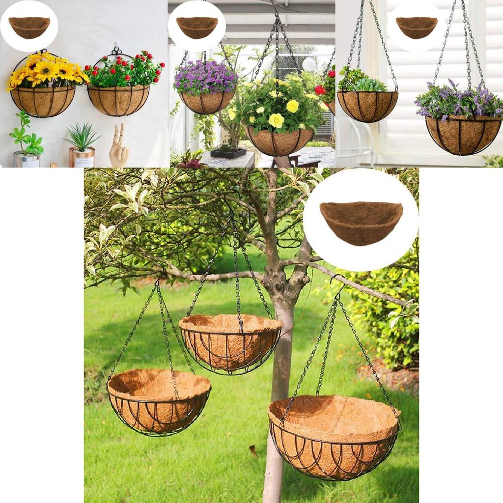 Hangende Kokosvezel Plantenbak Met Ademend Ontwerp Voor Balkon Tuiniers En Woondecoratie