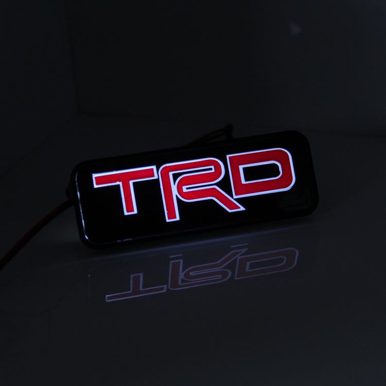 LED Svítící Znak Mřížky pro Úpravy Aut TRD/SI/M/RS