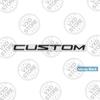 For Ford Transit Custom Lettering Car 3D Metal Logo Badge Decals Sticker Car Auto Rear Trunk Alphabet Emblem Styling Stickers