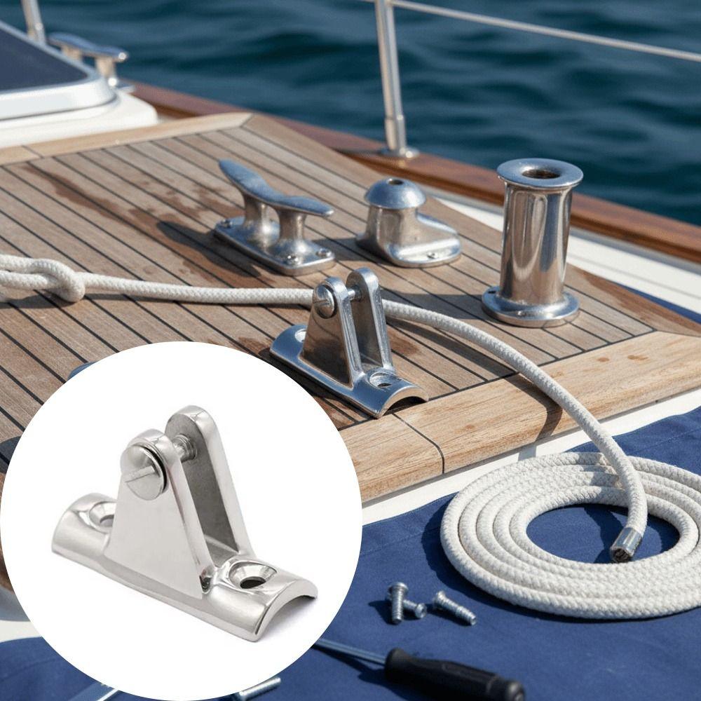 316 Stainless Steel Bimini Top Fitting Concave Base Mount Boat Accessories  Boat Deck