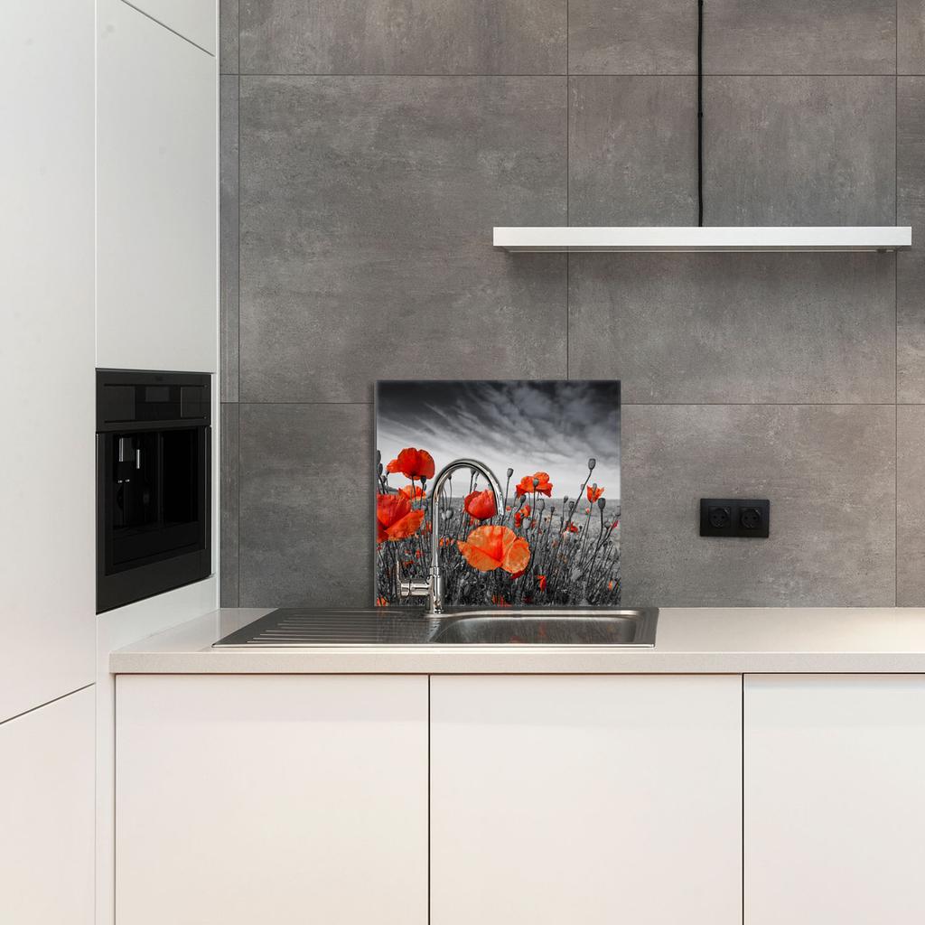 PANEL SZKLANY DO KUCHNI 65x60 Maki