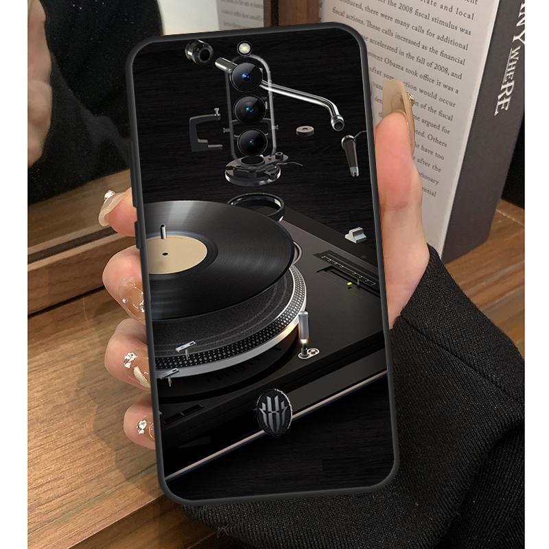 

Vinyl DJ Record Art Case For Nubia Red Magic 8S 9S Pro Plus 6S 7S 6 7 Pro 6R 5G RedMagic 9 8 10 Pro Plus Coque RedMagic 8S Pro Plus