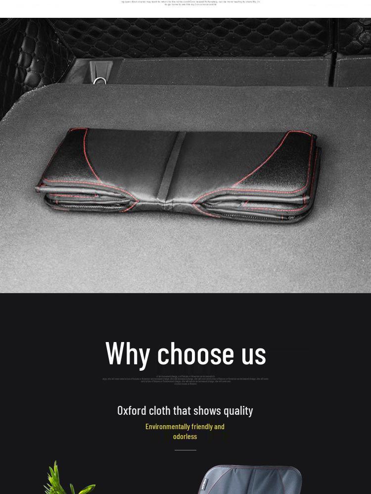 Anti-Wear Non-Slip Car Seat Cushion and Rear Seat Protector