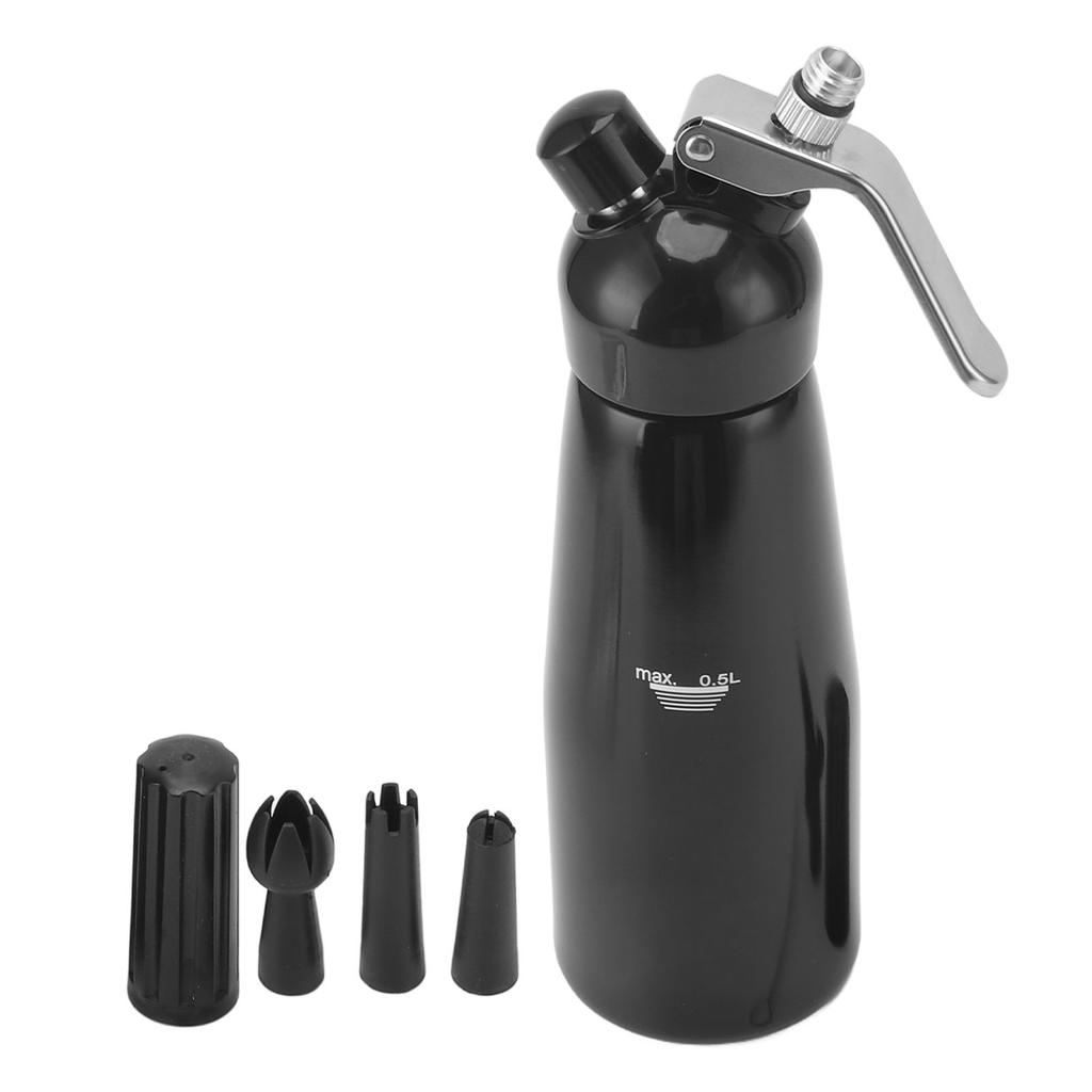 Whipped Cream Dispenser Aluminum Stainless Steel Plastic 500ml Cream Whipper Kitchen Dessert Tools