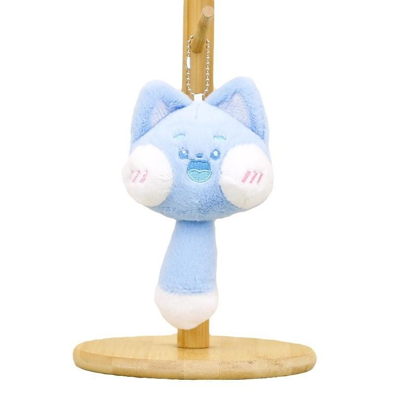 Adorable Long Tail Plush Cat Keychain Soft And Cuddly Short Plush Stuffed Toy