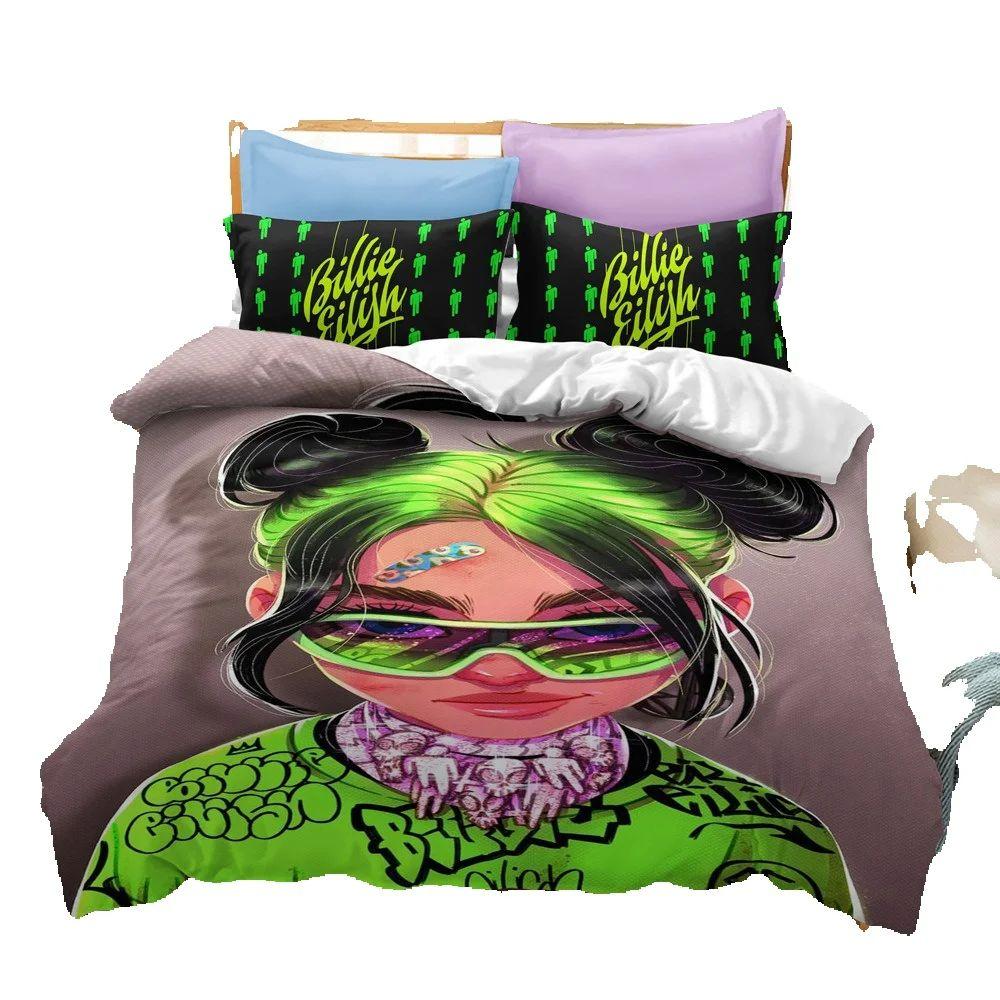 Teens Billie Duvet Cover Set Bedding Set Comforter Cover Machine Washable for Bedroom Decor Children Teens Birthday Gifts
