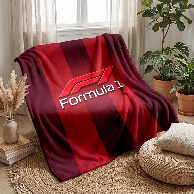 Coperta Morbida in Flanella Pile F1 Coperta Calda e Accogliente per Divano Letto Viaggio Uso in Tutte le Stagioni
