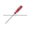 Two-Color Magnetic Screwdriver, No. 14, 3mm Phillips/Flathead, Rubberized Handle, for Household & Electrician Repairs