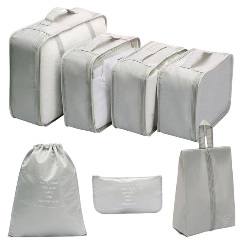 Packing Cubes for Suitcases 7Pcs Luggage Organizers Bags for Travel Waterproof Packing Cube Storage Bags for Suitcases