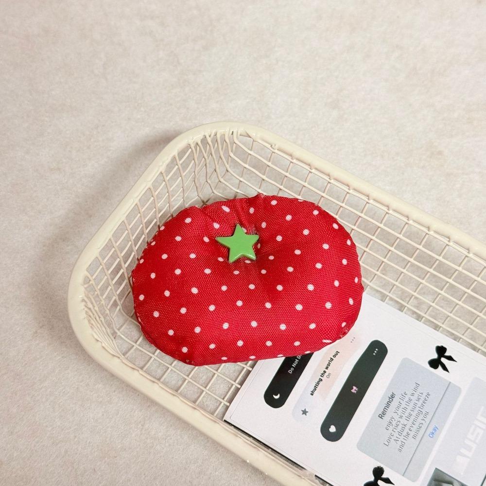 

New Y2k Data Cable Organizer Tomato Wave Point Earphone Decoration Handmade Multifunctional Earphone Cable Storage Tool