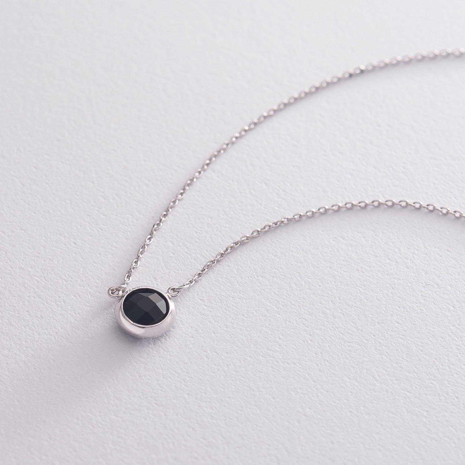 

Срібна каблучка з оніксом Oniks 42 срібний