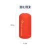 Sea to Summit Lightweight Stuff Sack Durable Outdoor Travel Storage 30 Liter Spicy Orange