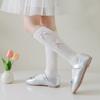 Child Girls' Cotton Long Socks Spring Summer Sweet Bow Princess Calf Socks for Kids Korean Knee High Baby Elegant Sock 1-12Years