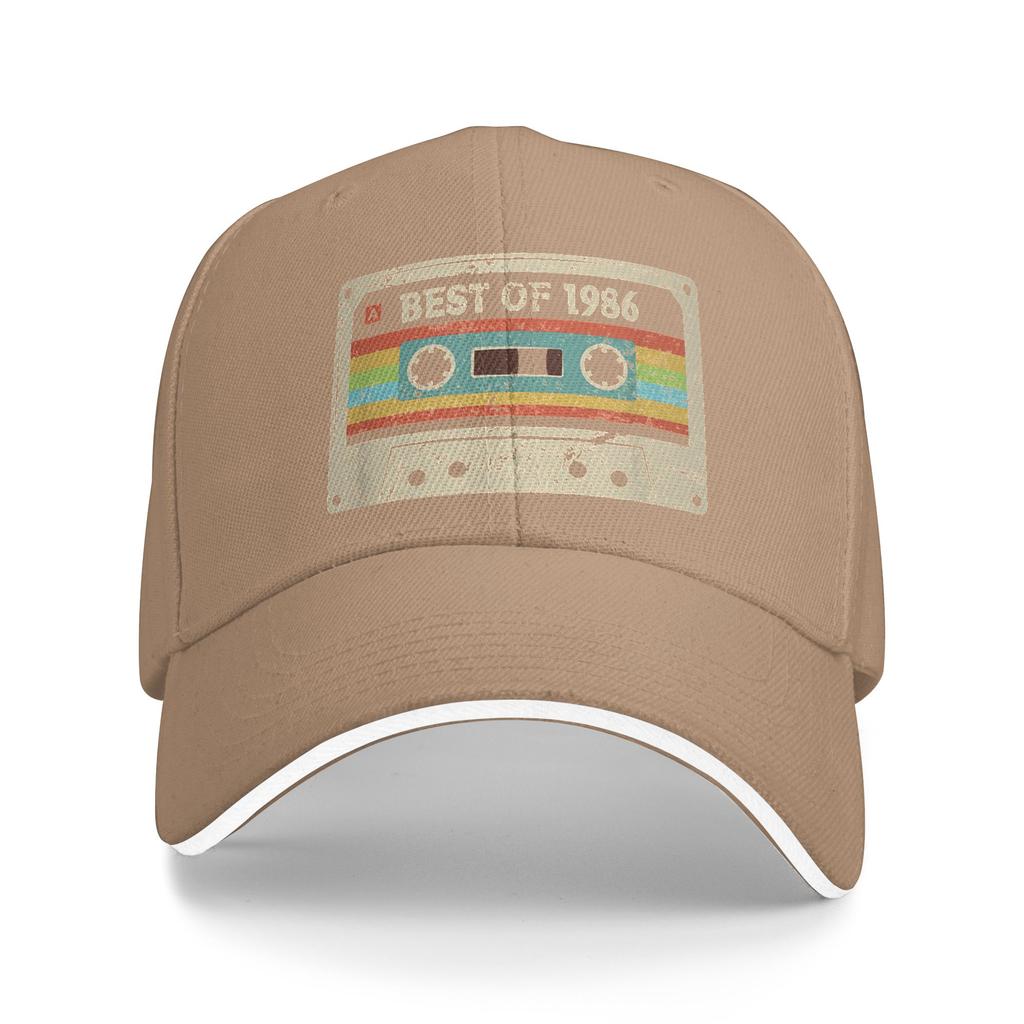 Summer Casual Baseball Cap Best 1986 Vintage 40 Year Old Bday 40th Birthday Outdoor Trucker Hat For Men Streetwear Snapback Cap