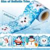 Winter Wonderland Bulletin Board Decorations: Snowflake, Snowman, Penguin, & Polar Bear for Classroom, Bedroom, Window & Door