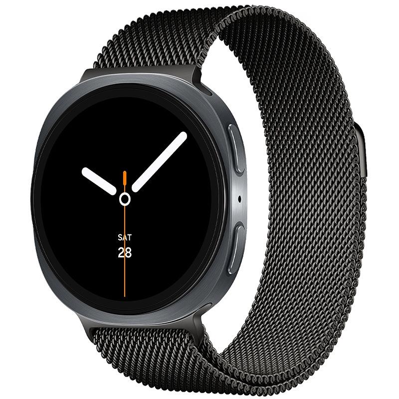 

Ремешок миланского плетения с магнитной застежкой для Samsung Galaxy Watch8 Classic 40/44/46mm графитово-серый