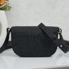 D Home Neue Herren-Satteltasche Rindsleder Briefträger Leinwand Muschelförmig Business Einzelschulter Crossbody