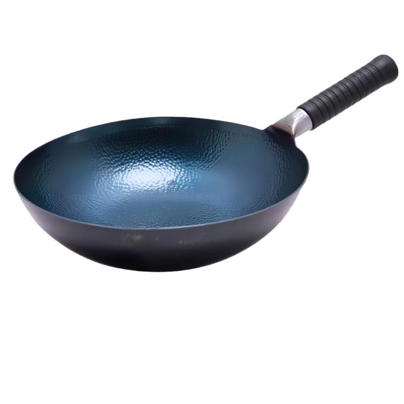 Jinweide Hand-Hammered Wrought Iron Stir-Fry Wok