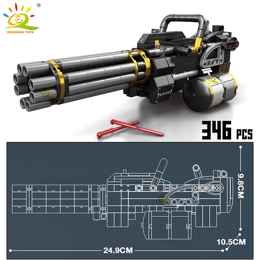 Non-Toxic 98K Ak47 Assault Rifle Model Building Blocks Military Army Weapon Pistol Building Block Imitation Gun Brick Toy For Kid