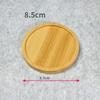 Bambus Teetablett Holz Untertasse Blumentopf Tablett Tassenunterlage Untersetzer Teller Für Küche Dekorative Platte Kreativer Untersetzer Kaffeetassenmatte