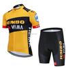 Jumbo-Visma Cycling Jersey Set Short Sleeve Mountain Road Bike Apparel Breathable Quick-Dry Unisex