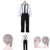 Nádherný japonský anime Bungo Stray Dogs Nakajima Atsushi Cosplay Kostým Uniforma Oblek
